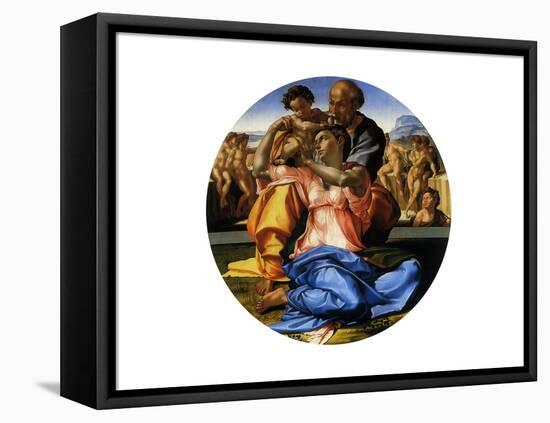 Doni Tondo, 1503-Michelangelo Buonarroti-Framed Premier Image Canvas