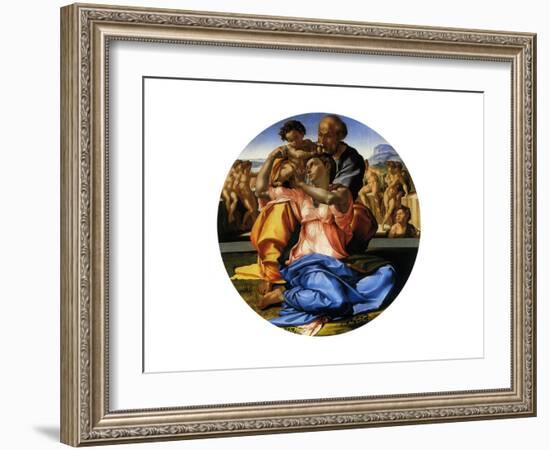 Doni Tondo, 1503-Michelangelo Buonarroti-Framed Giclee Print