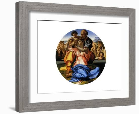 Doni Tondo, 1503-Michelangelo Buonarroti-Framed Giclee Print