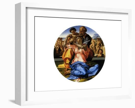 Doni Tondo, 1503-Michelangelo Buonarroti-Framed Giclee Print