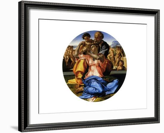 Doni Tondo, 1503-Michelangelo Buonarroti-Framed Giclee Print