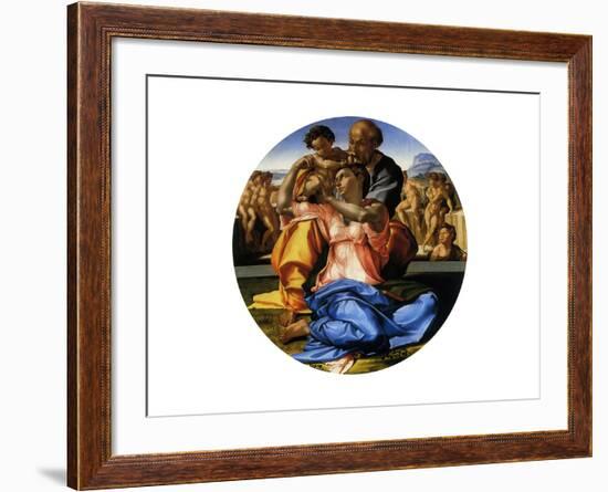 Doni Tondo, 1503-Michelangelo Buonarroti-Framed Giclee Print