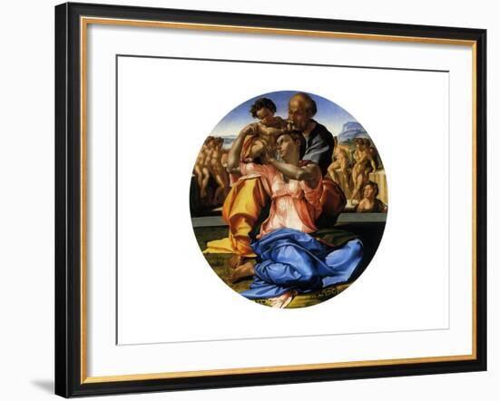 Doni Tondo, 1503-Michelangelo Buonarroti-Framed Giclee Print