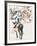 Donkey and Rider from People in Israel-Moshe Gat-Framed Limited Edition