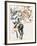 Donkey and Rider from People in Israel-Moshe Gat-Framed Limited Edition