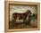 Donkey at Crib-Filippo Palizzi-Framed Premier Image Canvas