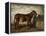 Donkey at Crib-Filippo Palizzi-Framed Premier Image Canvas