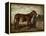 Donkey at Crib-Filippo Palizzi-Framed Premier Image Canvas