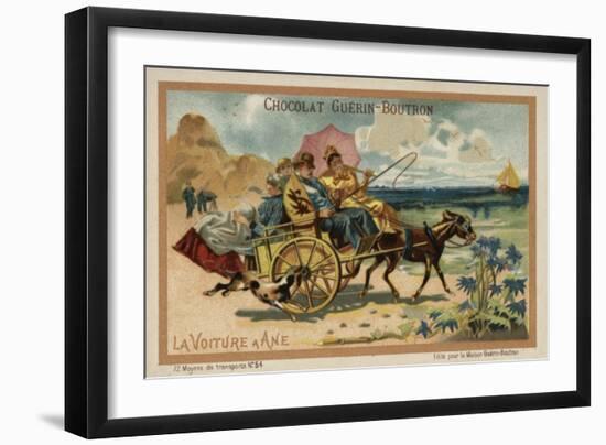 Donkey Cart-null-Framed Giclee Print