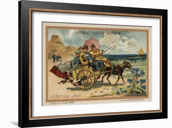 Donkey Cart-null-Framed Giclee Print