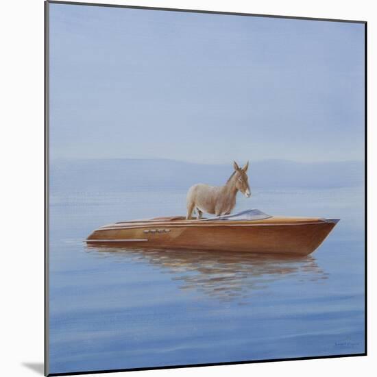 Donkey in a Riva, 2010-Lincoln Seligman-Mounted Giclee Print
