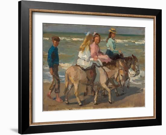 Donkey riding. 1898-1901-Isaac Israels-Framed Giclee Print