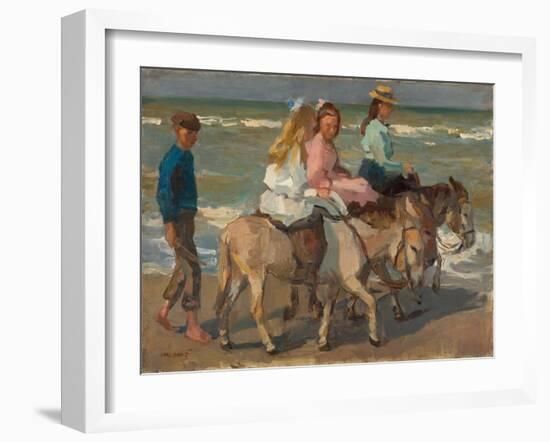 Donkey riding. 1898-1901-Isaac Israels-Framed Giclee Print