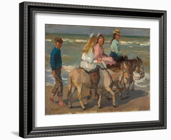 Donkey riding. 1898-1901-Isaac Israels-Framed Giclee Print