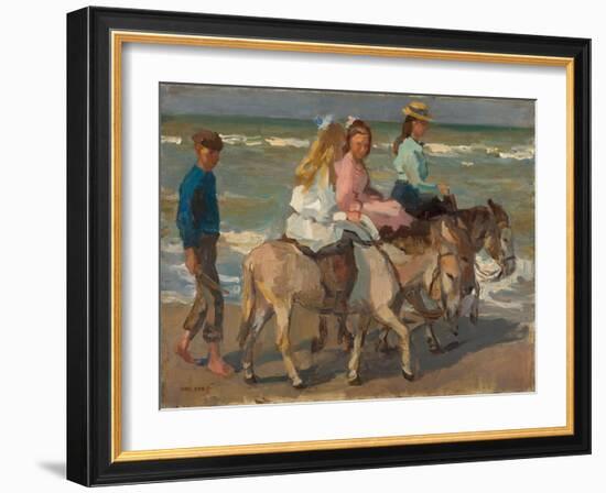 Donkey riding. 1898-1901-Isaac Israels-Framed Giclee Print