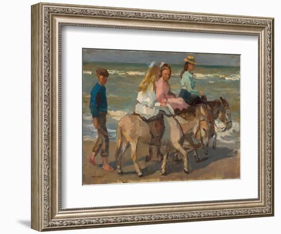 Donkey riding. 1898-1901-Isaac Israels-Framed Giclee Print