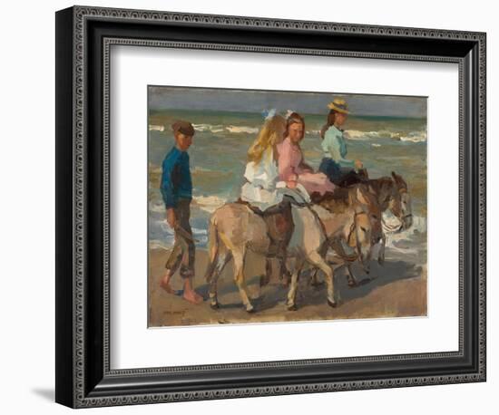 Donkey riding. 1898-1901-Isaac Israels-Framed Giclee Print