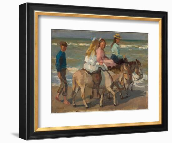 Donkey riding. 1898-1901-Isaac Israels-Framed Giclee Print