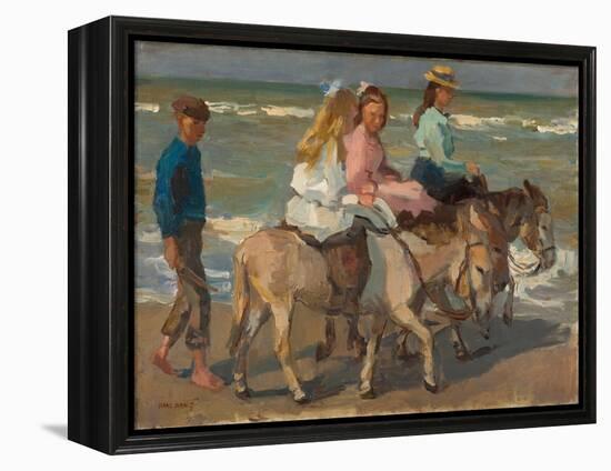 Donkey riding. 1898-1901-Isaac Israels-Framed Premier Image Canvas