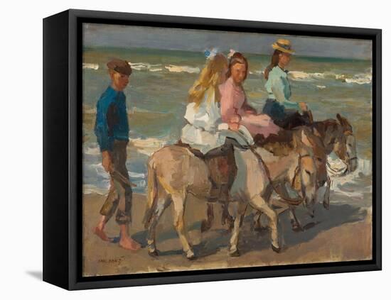 Donkey riding. 1898-1901-Isaac Israels-Framed Premier Image Canvas