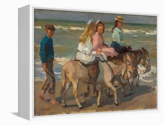 Donkey riding. 1898-1901-Isaac Israels-Framed Premier Image Canvas