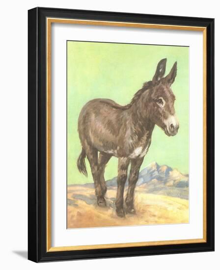 Donkey-null-Framed Art Print