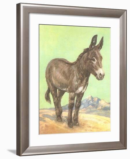 Donkey-null-Framed Art Print