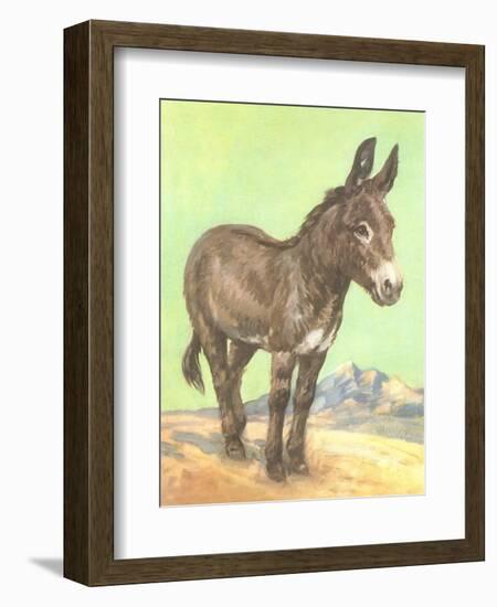 Donkey-null-Framed Art Print