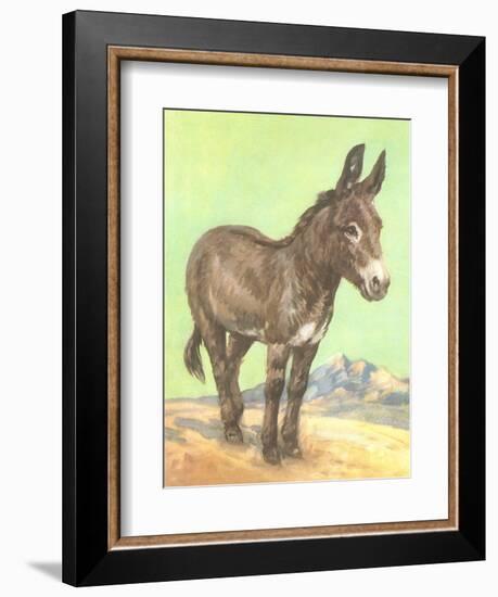 Donkey-null-Framed Art Print