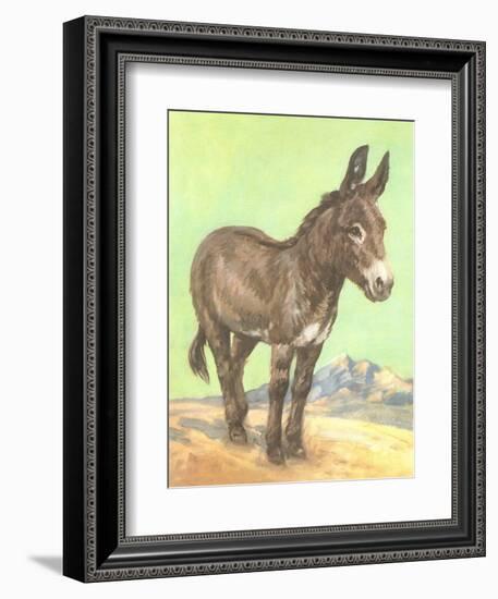 Donkey-null-Framed Art Print