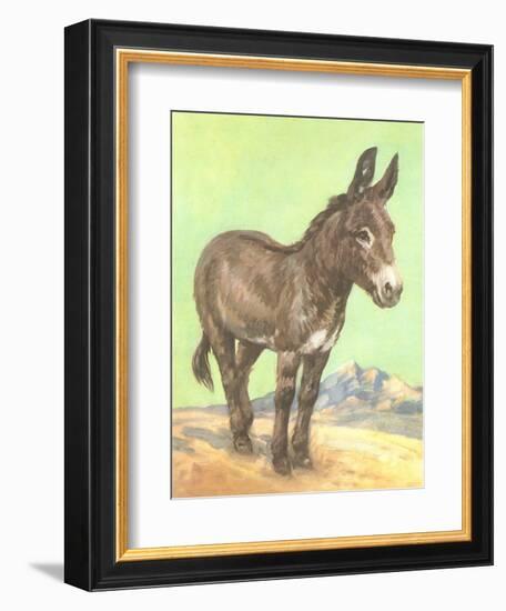 Donkey-null-Framed Art Print