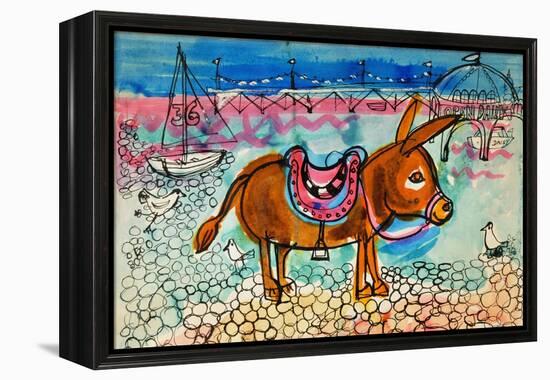 Donkey-Brenda Brin Booker-Framed Premier Image Canvas