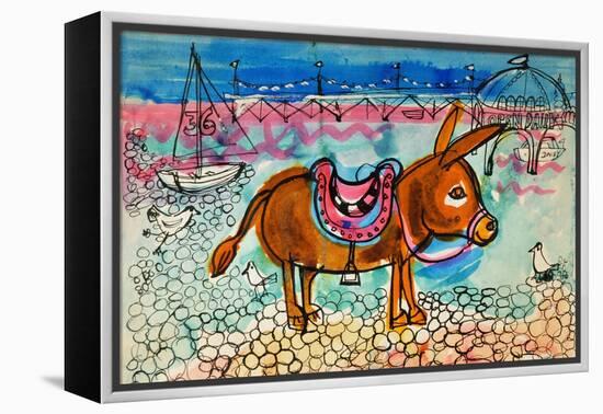 Donkey-Brenda Brin Booker-Framed Premier Image Canvas