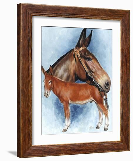 Donkey-Barbara Keith-Framed Giclee Print