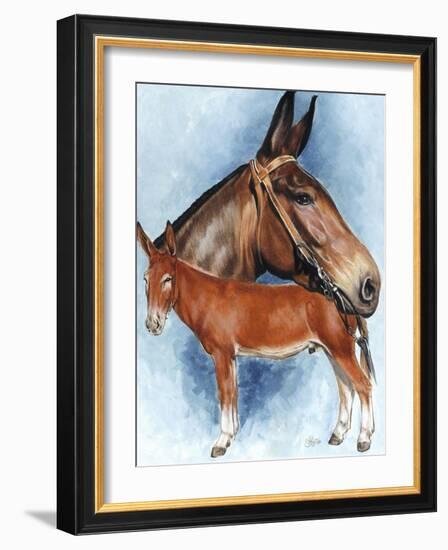 Donkey-Barbara Keith-Framed Giclee Print