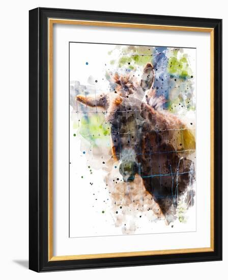 Donkey-Chamira Young-Framed Art Print