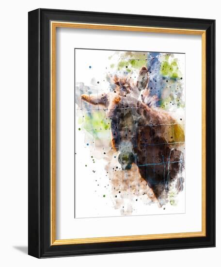 Donkey-Chamira Young-Framed Art Print