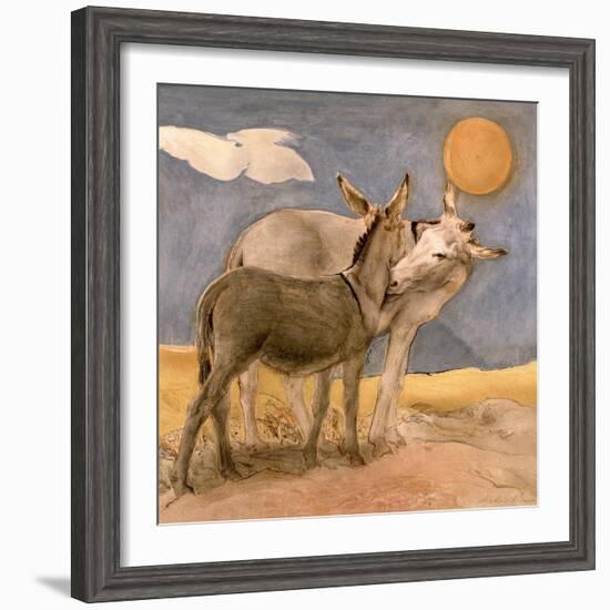 Donkeys, 1989-Antonio Ciccone-Framed Giclee Print