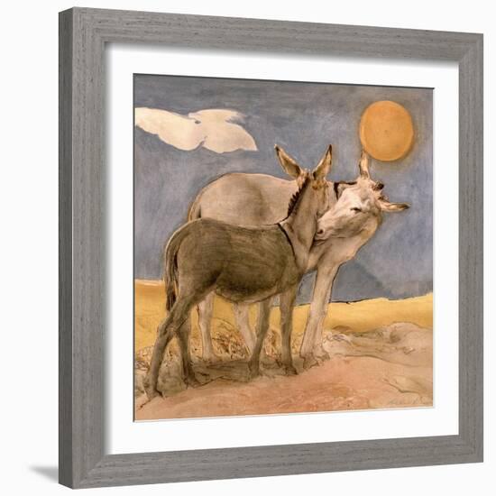 Donkeys, 1989-Antonio Ciccone-Framed Giclee Print