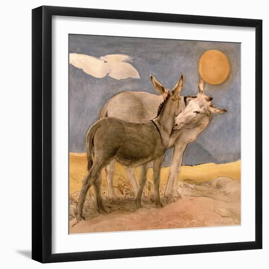 Donkeys, 1989-Antonio Ciccone-Framed Giclee Print