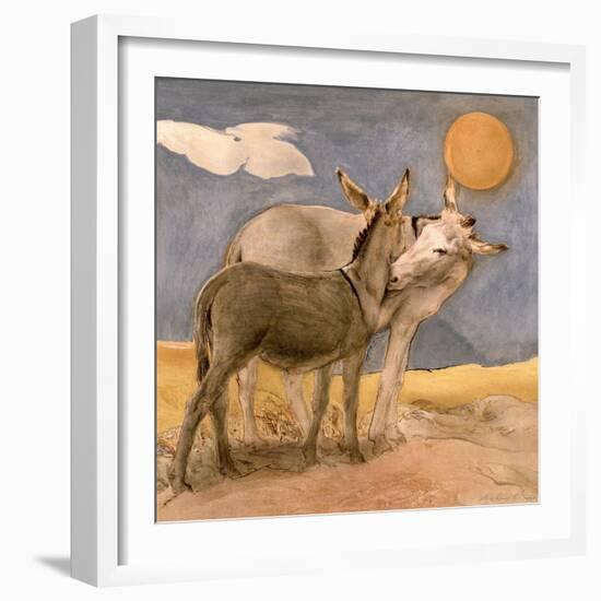 Donkeys, 1989-Antonio Ciccone-Framed Giclee Print