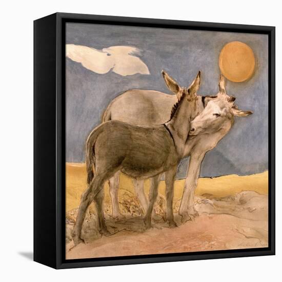 Donkeys, 1989-Antonio Ciccone-Framed Premier Image Canvas