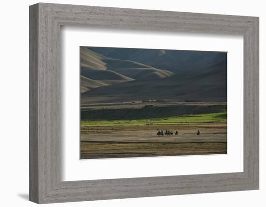 Donkeys are the Main Source of Transport in Rural Bamiyan Province, Afghanistan, Asia-Alex Treadway-Framed Photographic Print