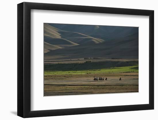 Donkeys are the Main Source of Transport in Rural Bamiyan Province, Afghanistan, Asia-Alex Treadway-Framed Photographic Print