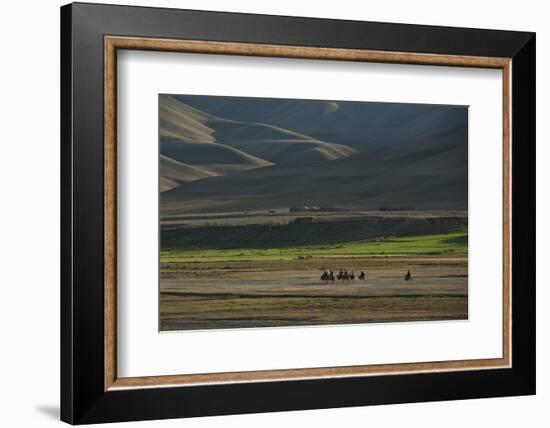 Donkeys are the Main Source of Transport in Rural Bamiyan Province, Afghanistan, Asia-Alex Treadway-Framed Photographic Print