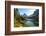 Donkeys at the edge of Lake Federa, Dolomites, Italy-Konrad Wothe-Framed Photographic Print