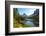 Donkeys at the edge of Lake Federa, Dolomites, Italy-Konrad Wothe-Framed Photographic Print