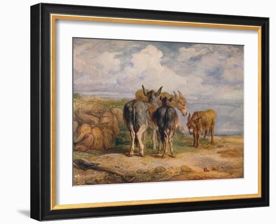 'Donkeys', c1831 (1904)-James Ward-Framed Giclee Print