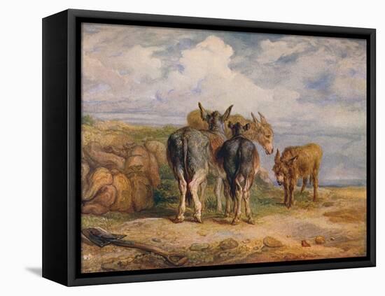 'Donkeys', c1831 (1904)-James Ward-Framed Premier Image Canvas