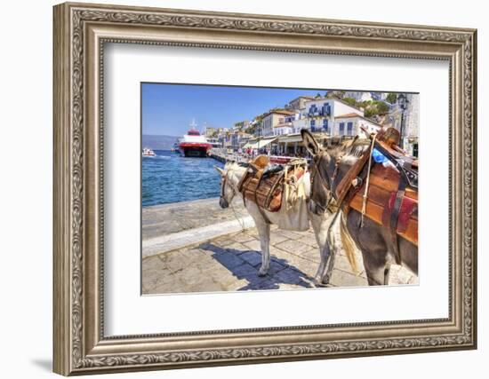 Donkeys on Greek Island-f8grapher-Framed Photographic Print